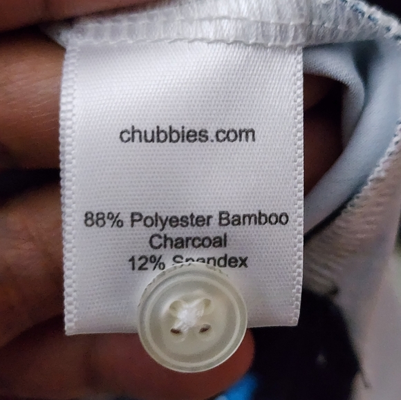 Chubbies Men’s Size M Multicolor Pineapple Print Short Sleeve Knit Golf Shirt - Picture 6 of 7